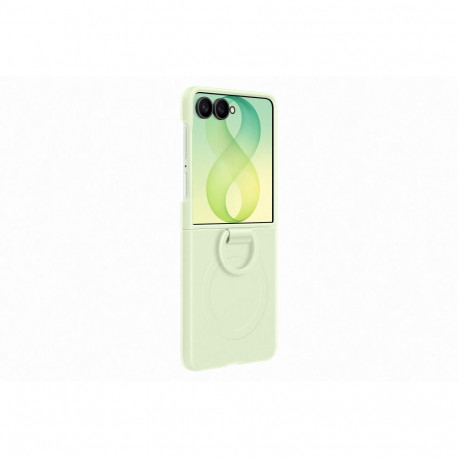 Samsung Galaxy Flip8 Silicone Ring Magnet Case Green