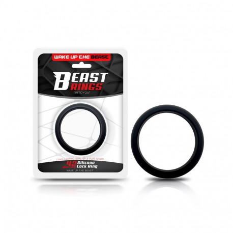 Cock Ring Solid Silicone 4.2 cm Black