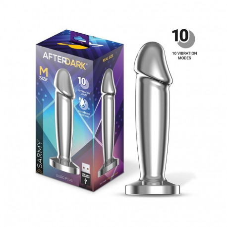 Sarmy Anal Plug with Vibration Magnetic USB Size M