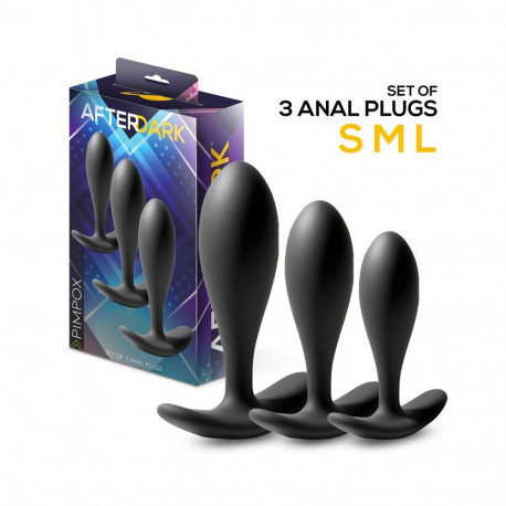 Pimpox Set of 3 Anal Plugs