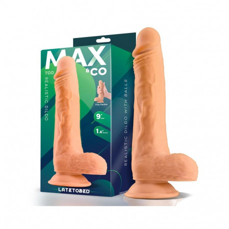 Tod dildo 9 realistlik munanditega, lihatoon