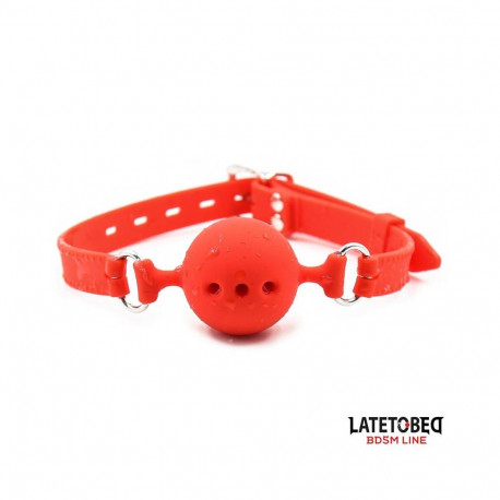 Breathable Silicone Ball Gag S - 4 cm