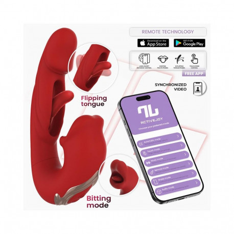 Mouty Vibe with Biting and Flipping with App