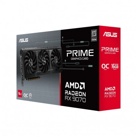 ASUS videokaart Prime -RX9070-O16G AMD Radeon RX 9070 16GB GDDR6