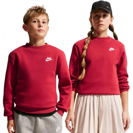 Nike Sportswear laste pusa FD3006 608 Club Fleece, punane
