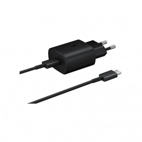 Samsung EP-TA800EBE + EP-DA705BBE 25W Travel Charger + USB-C to USB-C Data Cable black (bulk)