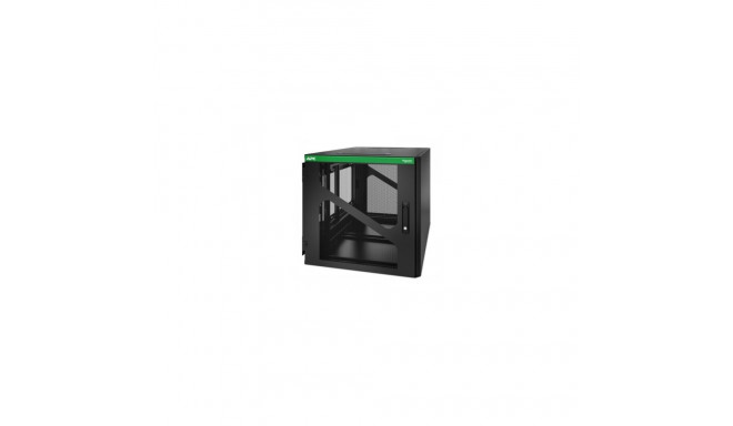 APC NETSHELTER 12U WALLMOUNT RACK ENCLOSURE CABINET SIDE MOUNT UPS DEPTH