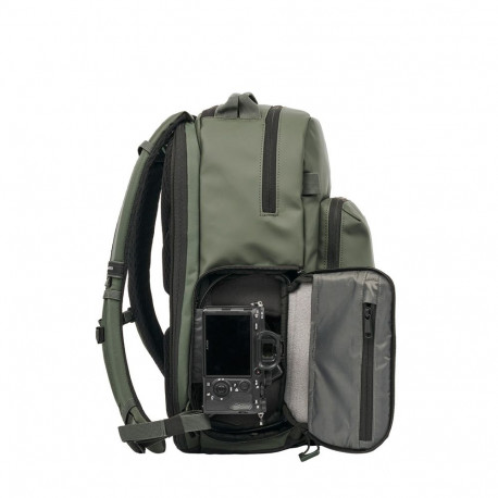 Camera Backpack - WANDRD PRVKE 21 Photo Bundle With Camera Cube, Weather-Resistant, Wasatch Green