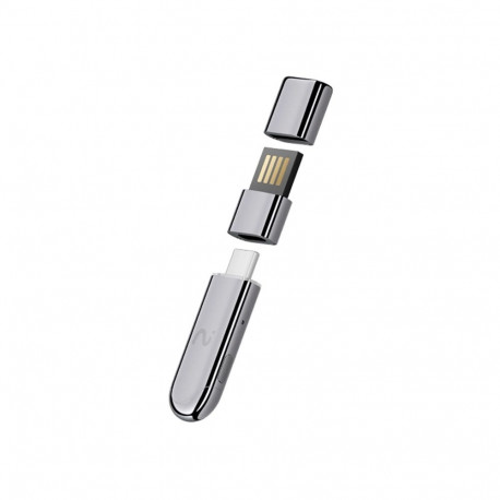 Audio Recording Device - VIAIM NoteKit AI Transcription USB-A/USB-C Gray