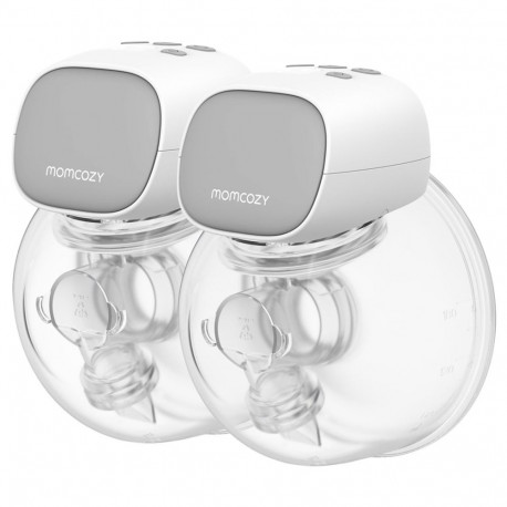 Breast Pump - Momcozy S9 Pro Double Cordless 180 ml USB LED Grey