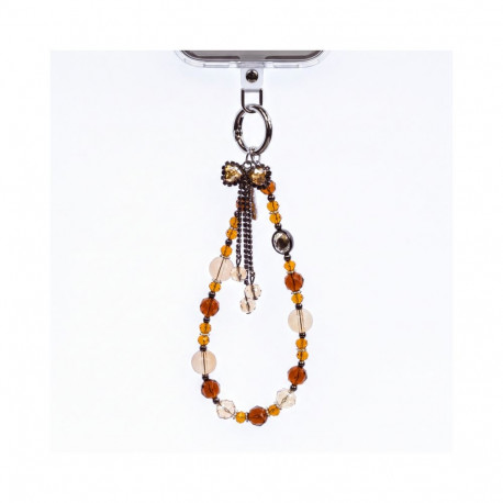Crong Phone Charm - Smycz zawieszka do telefonu (Gold Bow)
