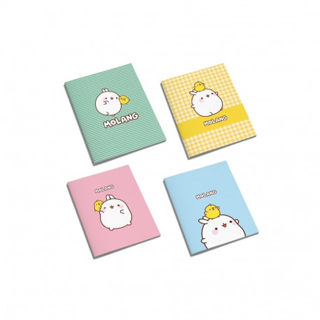 Kaustik A5 36l. 5x5 Molang, assortii, lamineeritud kaaned
