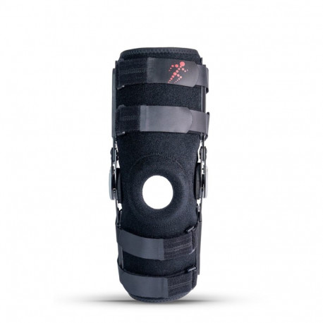 Long Open Knee Brace "Stabilmax O-1243/4XL REHAFUND", Black