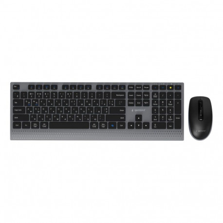Gembird KEYBOARD +MOUSE WRL CYRILLIC/BK KBS-WPS-02-CYRL