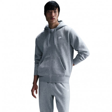 Bluza męska Nike Club BB FZ Hoodie szara FN3861 063 2XL
