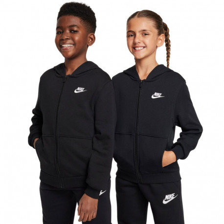 Nike laste dressipluus FD3017 010 Club Fleece, must