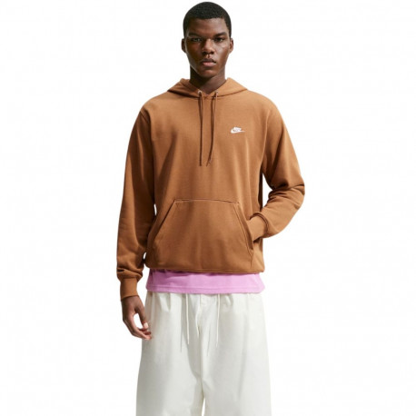 Bluza męska Nike Club FT PO Hoodie jasny brąz FN3866 270 M