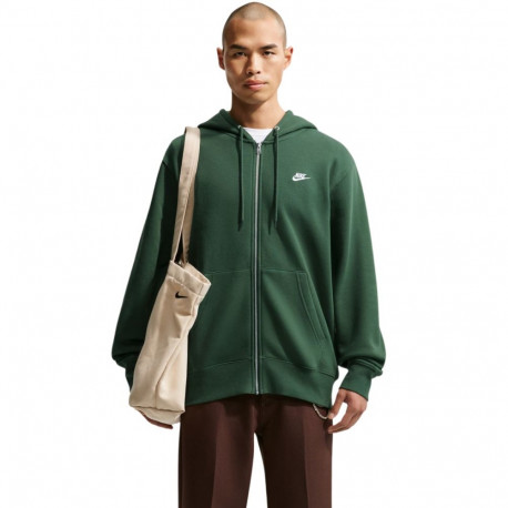 Bluza męska Nike Club BB FZ Hoodie zielona FN3861 323 2XL