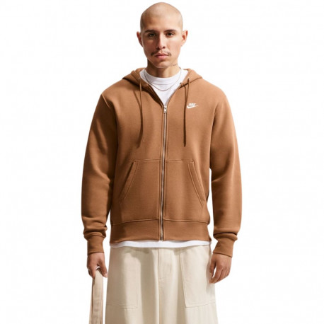 Nike meeste pusa Club BB FZ Hoodie FN3861 270, helepruun