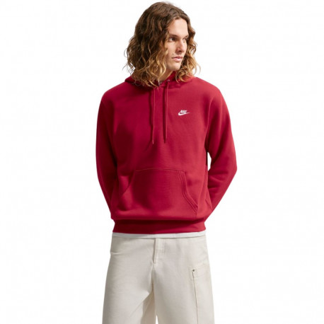 Bluza męska Nike Club BB czerwona FN3859 608
