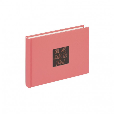 Photo Album - Walther FA-207-LC 40 Pages Bookbound White Pages Living Coral