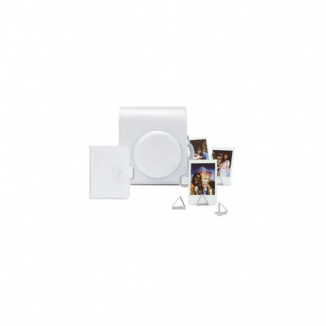 Accessory Kit - Fujifilm Instax Mini 13 Case, Album, Frames - Clay White