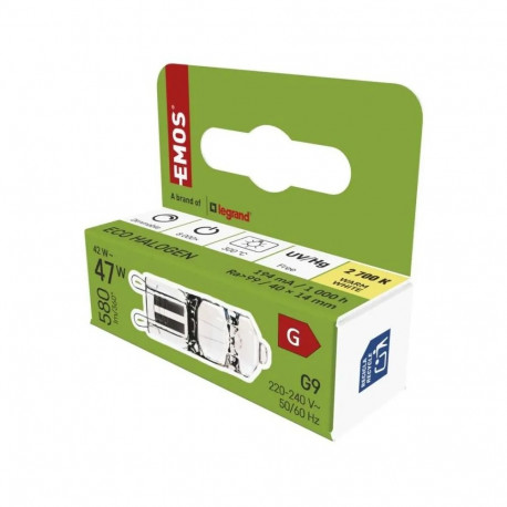Halogen Lamp G9 42W 230V Warm White 300°C