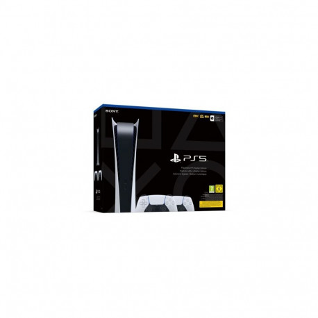 SONY PS5 Digital Edition 825GB E-Chassis with 2 Controllers White EU