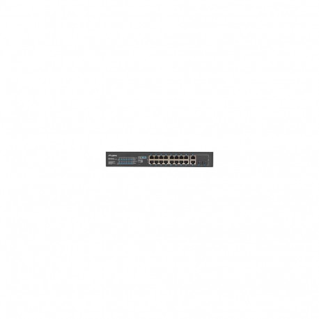 LANBERG RSFE-16P-2C-250 Switch 16x 100Mb PoE+/2x Combo Gigabit 250W unmanaged