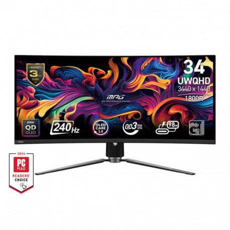 MSI monitor MPG 341CQPX QD-OLED