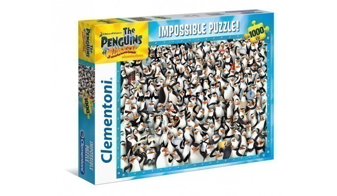 Clementoni pusle Madagaskari pingviinid 1000tk