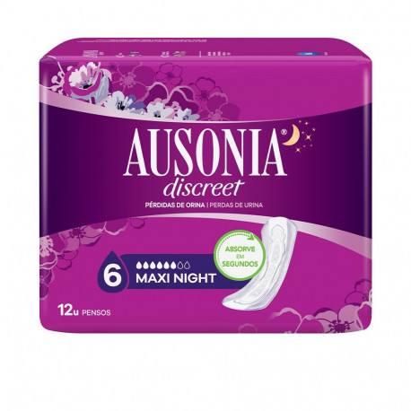 AUSONIA DISCREET compresas incontinencia maxi 12 u