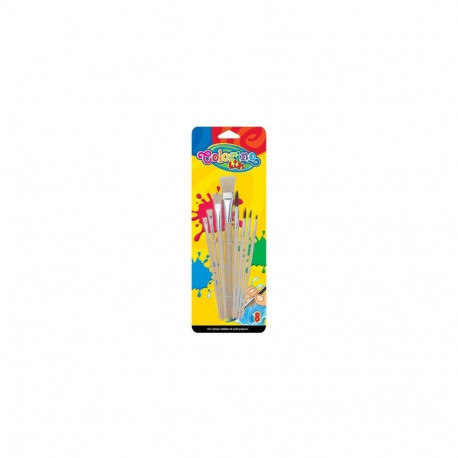 Colorino Kids Paint brushes 8 pcs blister