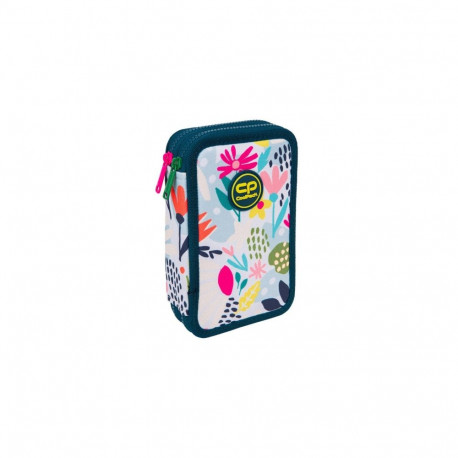 Double decker school pencil case with equipment CoolPack Jumper 2 Sunny Day