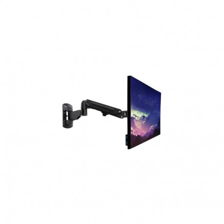 Lindy Wall Mounted Single Gas Arm Display Mount - Black