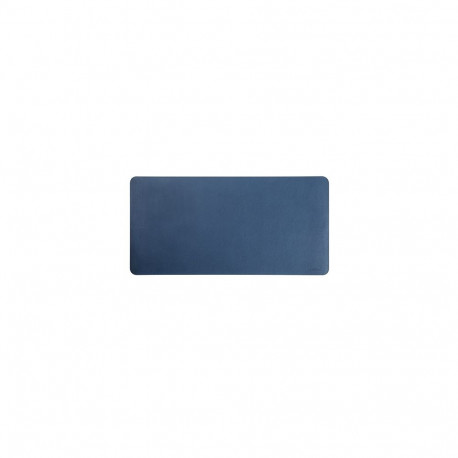 Large PVC Leather Mouse Pad, 1200x600, Blue