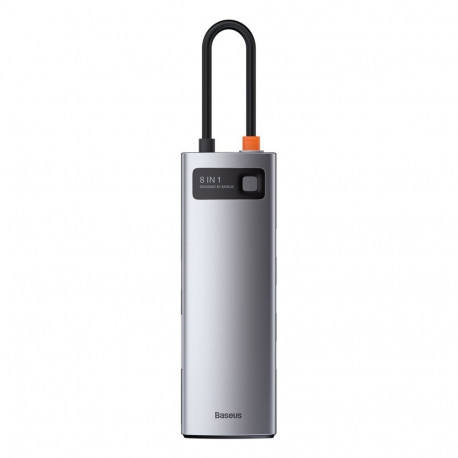 Docking station / adapter USB C plug - 8 types of connectors Metal Gleam BASEUS