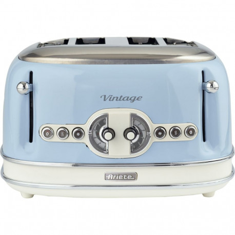 Ariete Vintage 4-Schlitz-Toaster blau