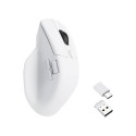 Computer Mouse - KEYCHRON M6 1000Hz Wireless, Dual Scrolling Modes, 78g White