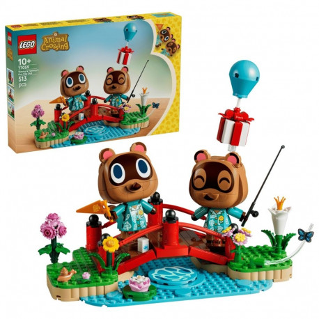 Constructor - LEGO Animal Crossing 77059 Timmy & Tommy's Fun Day Out 513 Pcs, 240mm, 200mm