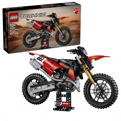 Constructor - LEGO Technic 42238 Ducati Desmo450 MX Factory 457 Pcs, 110 mm, Black