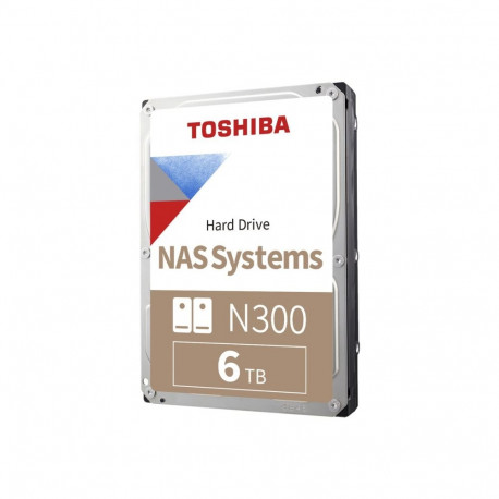 TOSHIBA NAS kõvaketas N300 6TB SATA 3.5inch 7200rpm 256MB hulgipakend