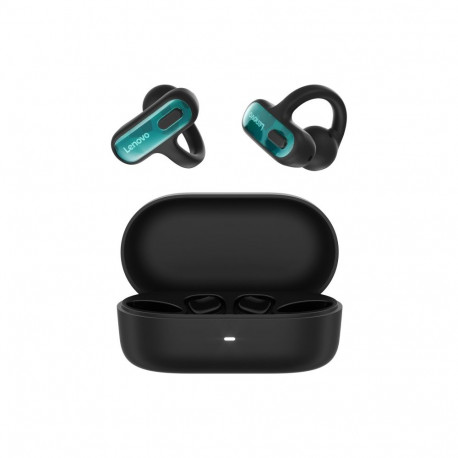Lenovo avatud klambriga kõrvaklapid sisseehitatud mikrofon bluetooth, must