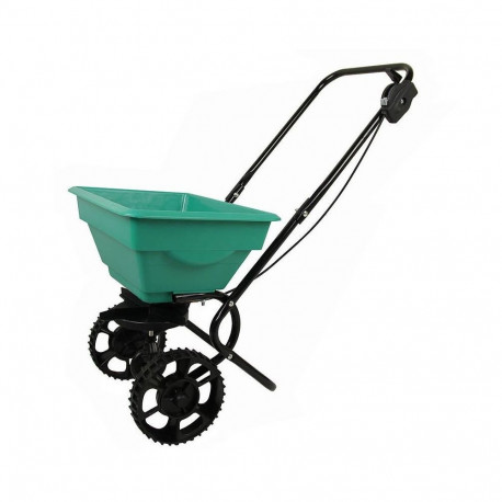 Greenmill garden rotary spreader on wheels 15L