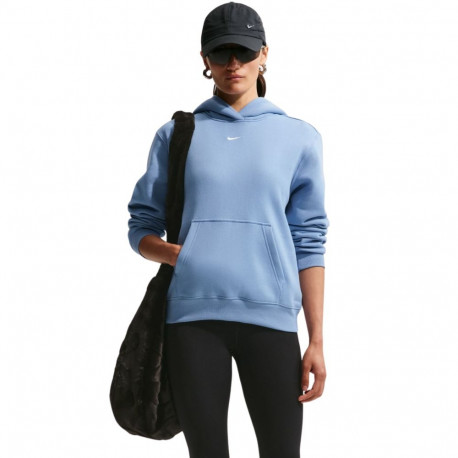 Bluza damska Nike Studio Fleece Medium Weight jasnoniebieska IM8100 486 L