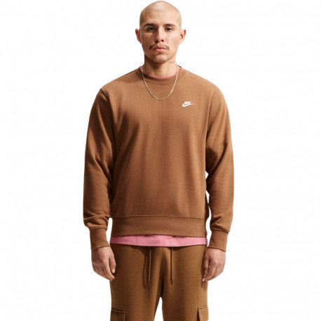 Nike meeste dressipluus FN3888 Club FT 270, helepruun