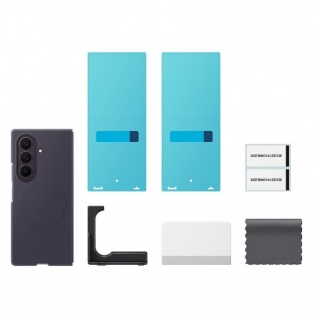 Samsung Silicone Magnet Case for Samsung Galaxy Z Fold 8 compatible with MagSafe + 2 anti-reflective