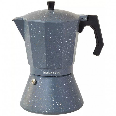 Klausberg espressopott 9-tassiline, hall marmor