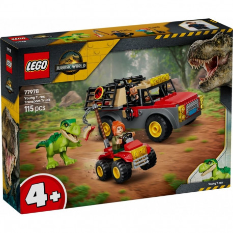 Jurassic World ehitusklotsid 77978 noore T-reksi transportveok