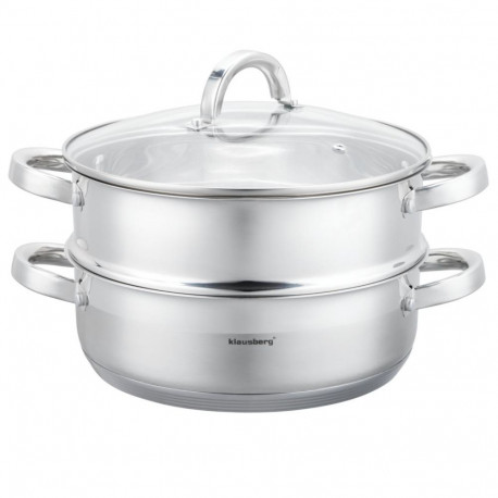 Klausberg 3-osaline terasest aurutuspott läbimõõduga 24cm 3.5l